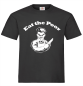 Preview: "Eat the Poor" T-Shirt unisex schwarz